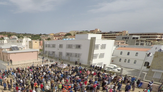 Manifestazione a difesa dell'ospedale