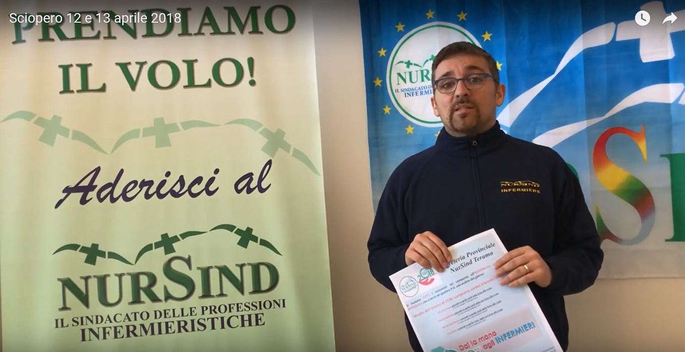 NurSind Teramo. Sciopero 12 e 13 aprile. Assemblee negli ospedali per dire No a questo contratto