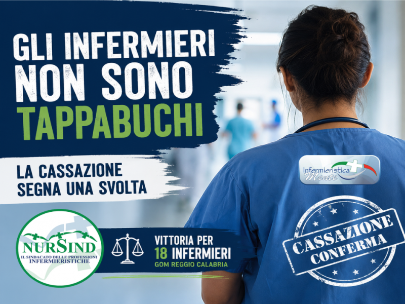 Demansionamento, la Cassazione dà ragione agli infermieri e al NurSind